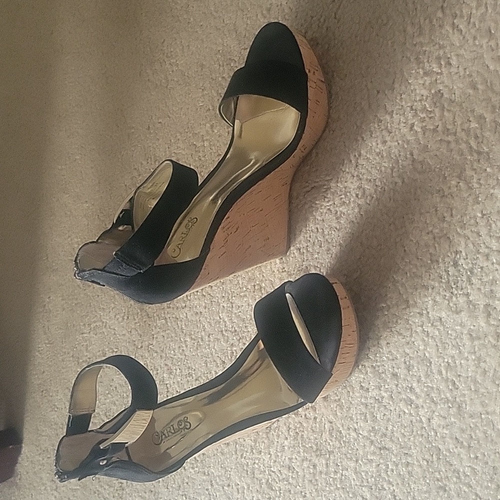 Carlos by Carlos Santana Womens Wedge Sandals